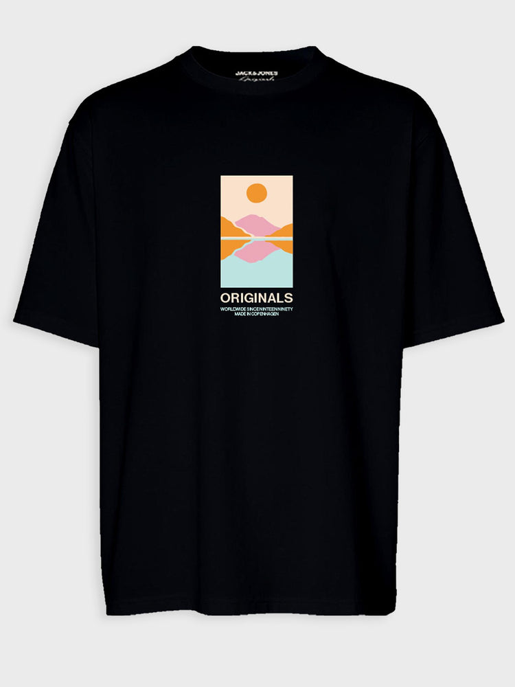 Ανδρικό t-shirt JORLAFAYETTE TEE SS CREW NECK 1 FST LN 12255640 | 12255640