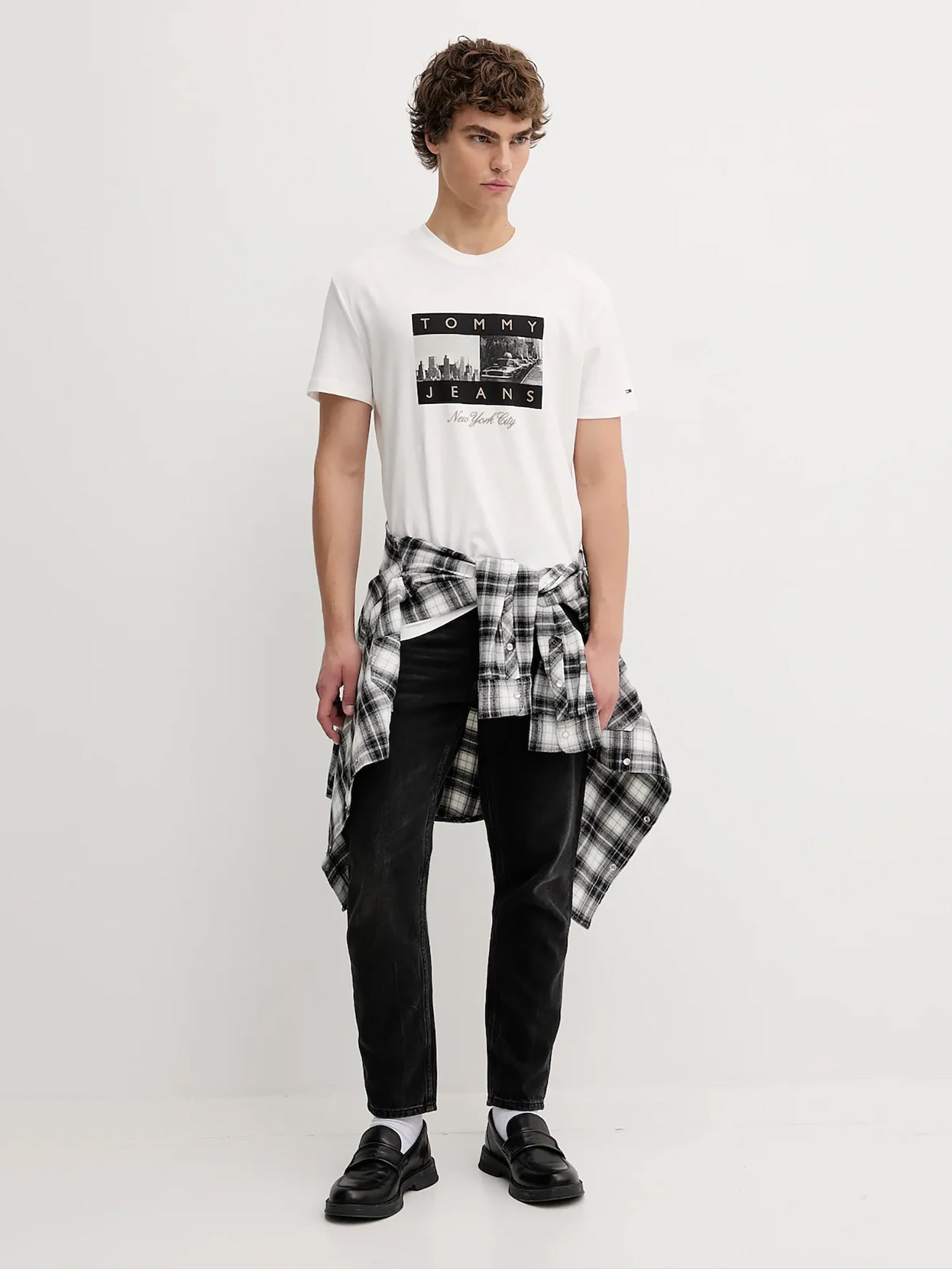 Ανδρικό t-shirt TJM REG PHOTO FLAG SS TEE DM0DM22464YBL | DM0DM22464YBL