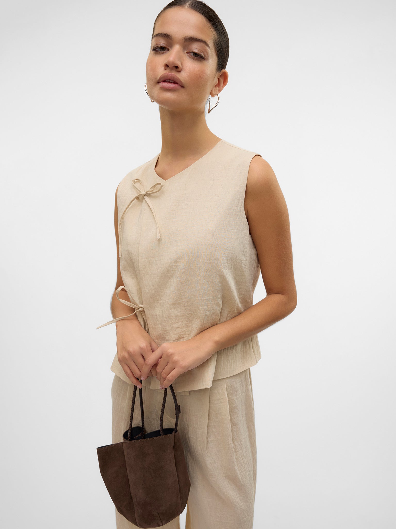 Γυναικείο γιλέκο VMFEA SL STRING WAISTCOAT 10326935 | 10326935