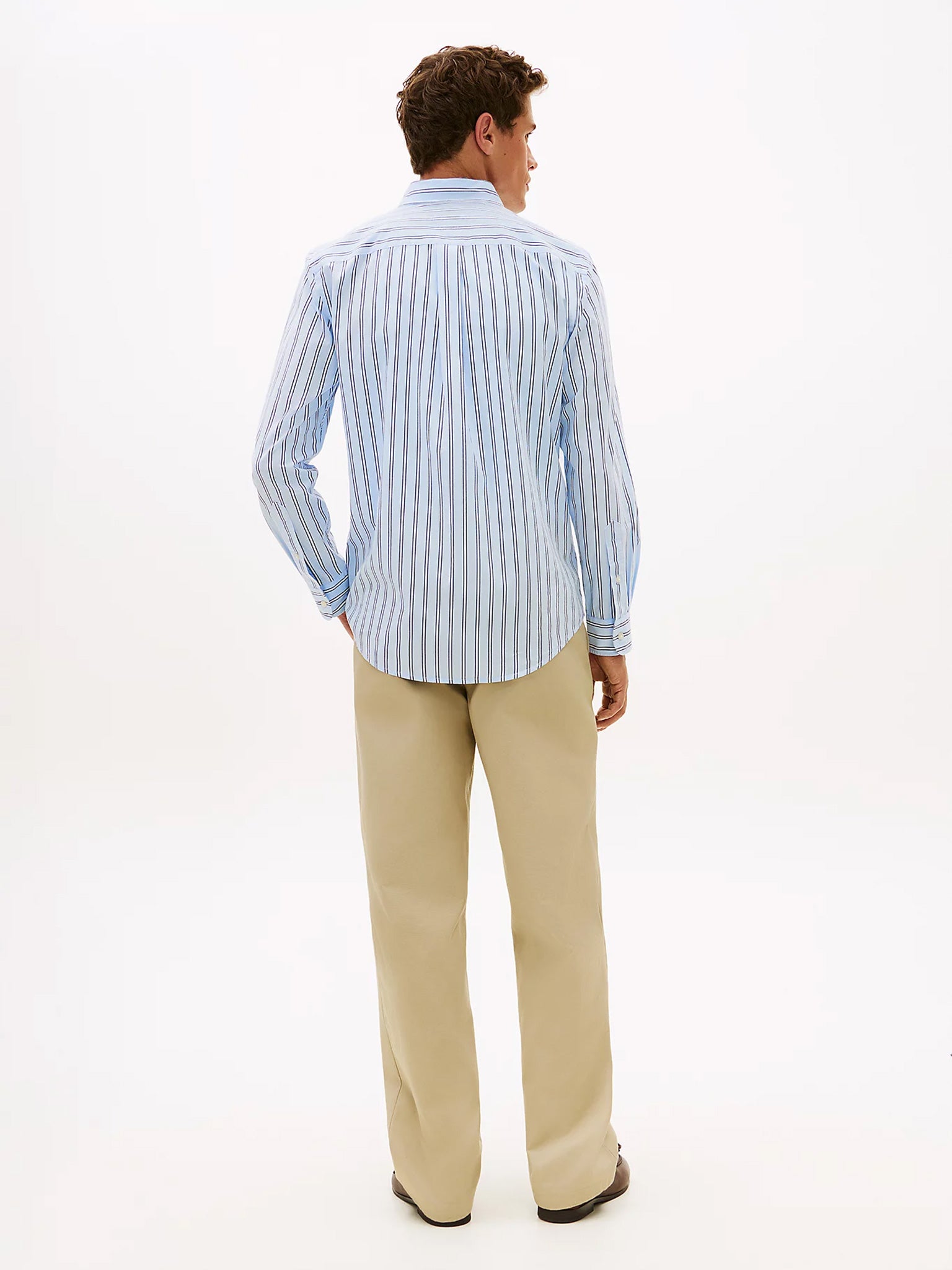 Ανδρικό πουκάμισο ριγέ | MW0MW424410A5