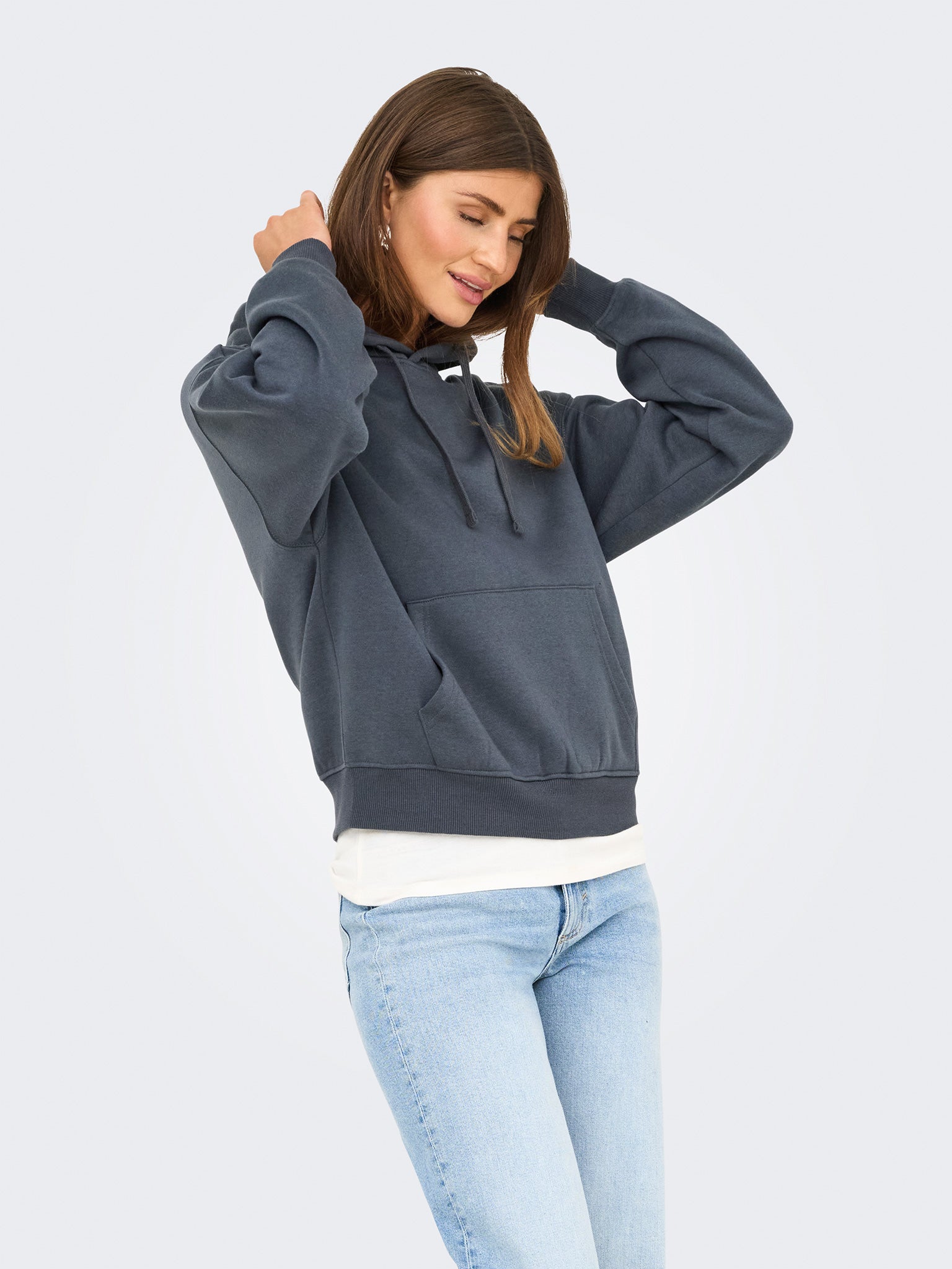 Γυναικεία μπλούζα φούτερ ONLBEST LIFE L/S HOOD SWT NOOS 15338730 | 15338730