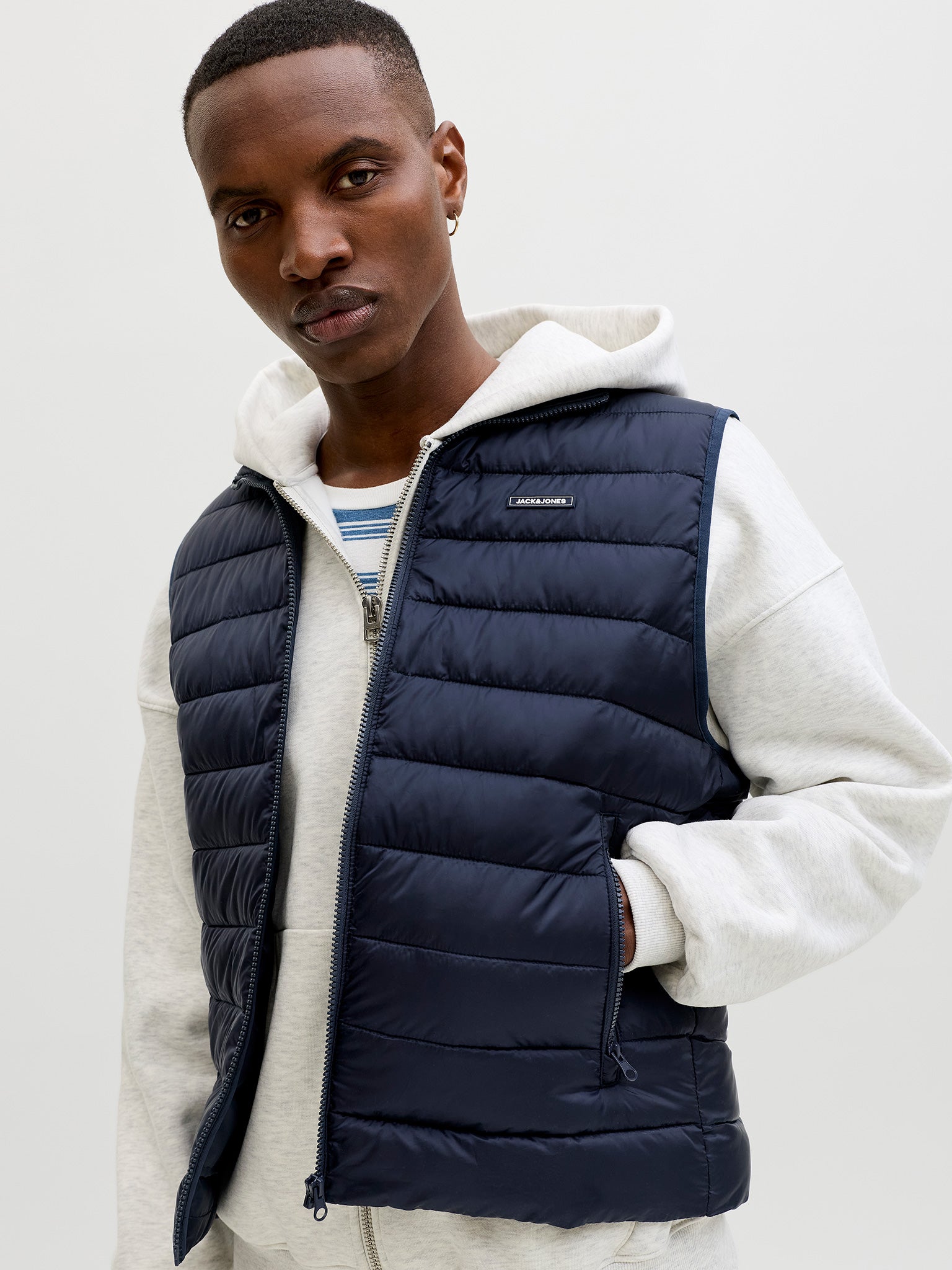 Ανδρικό γιλέκο JJLOUIS LIGHT BODYWARMER COLLAR 12288921 | 12288921