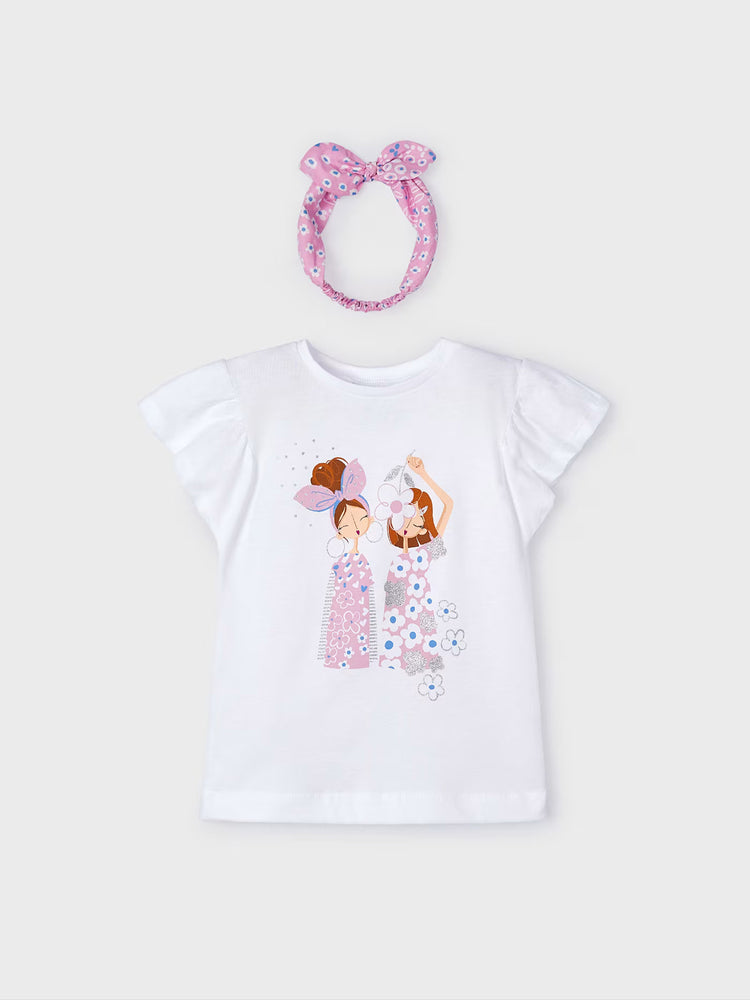 Παιδική μπλούζα με κορδέλα Better Cotton 24-03089-043 | 24-03089-043