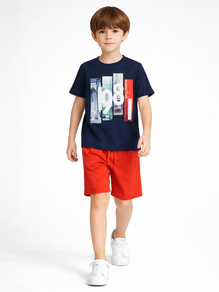 Εφηβικό σύνολο με βερμούδα | 13-226049-0