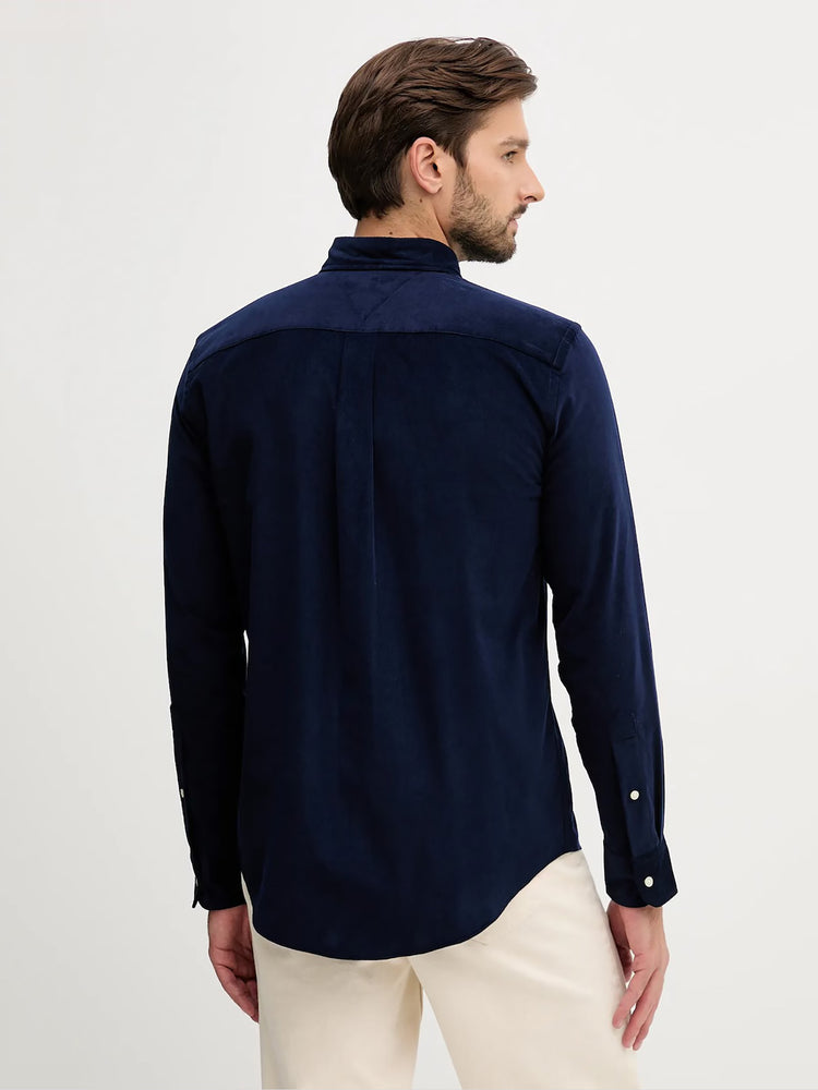 Ανδρικό πουκάμισο κοτλέ SOLID CORDUROY RF SHIRT MW0MW40486BCL | MW0MW40486BCL