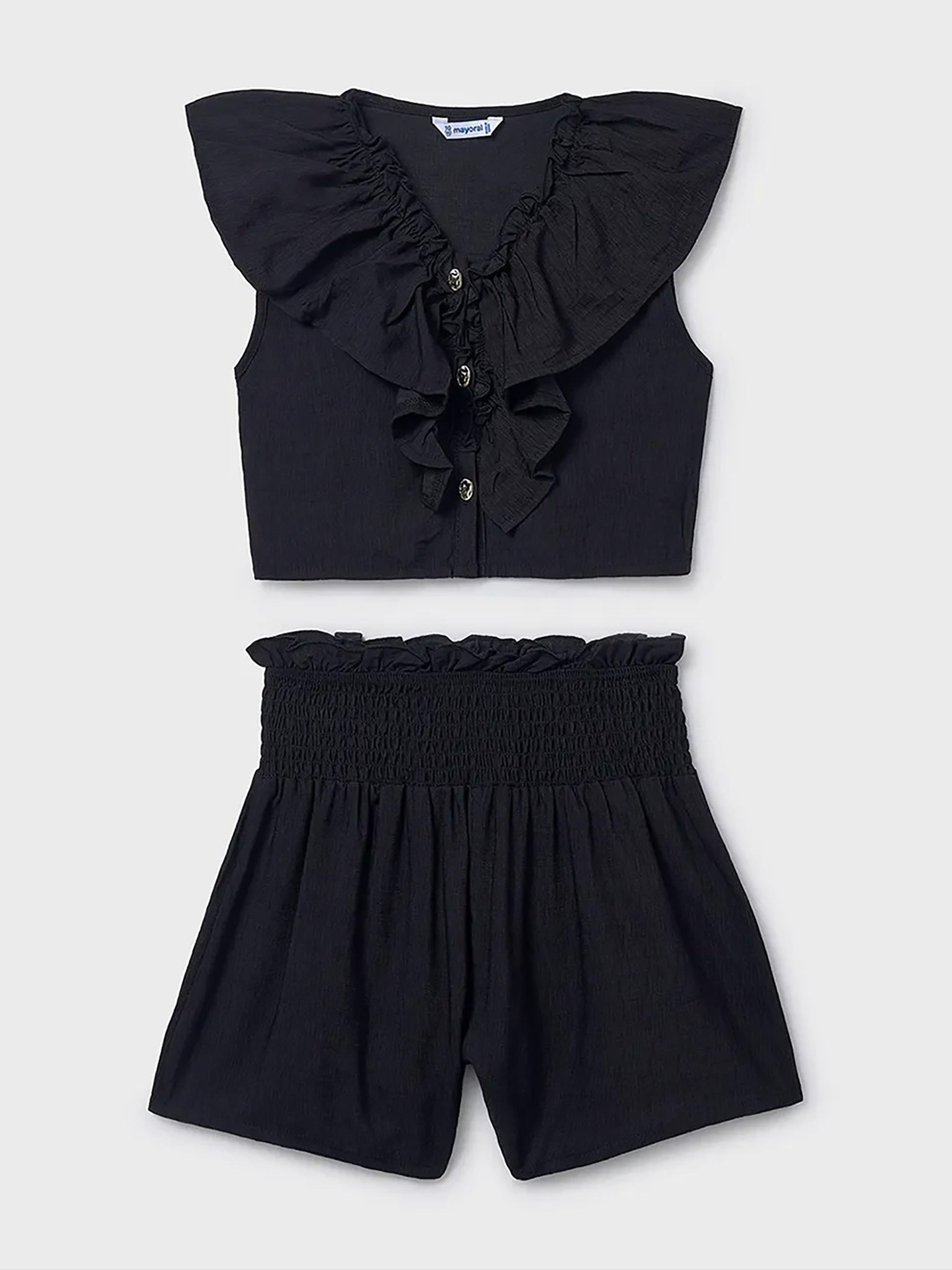 Εφηβικό σετ με top βολάν | 26-06207-079