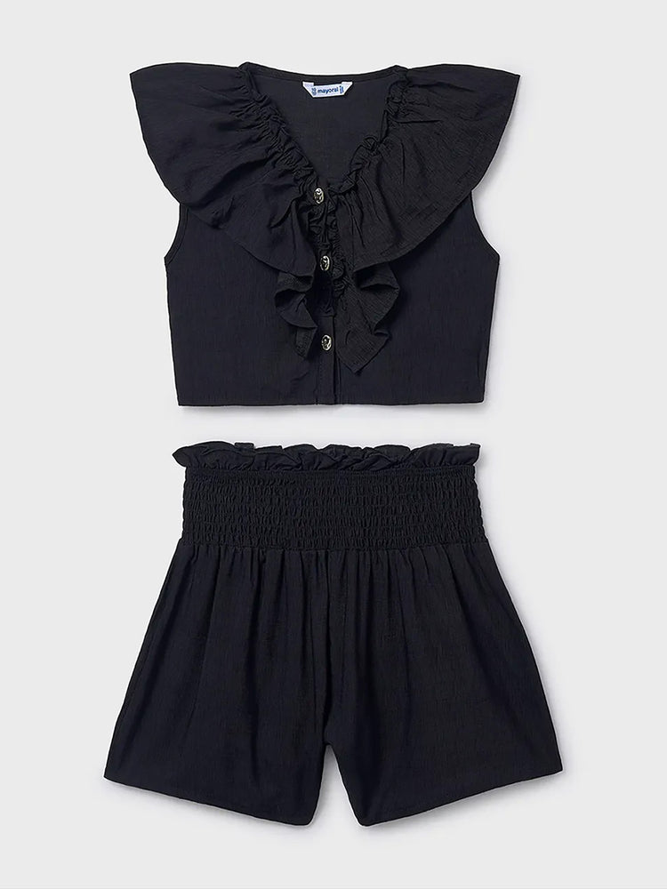 Εφηβικό σετ με top βολάν | 26-06207-079