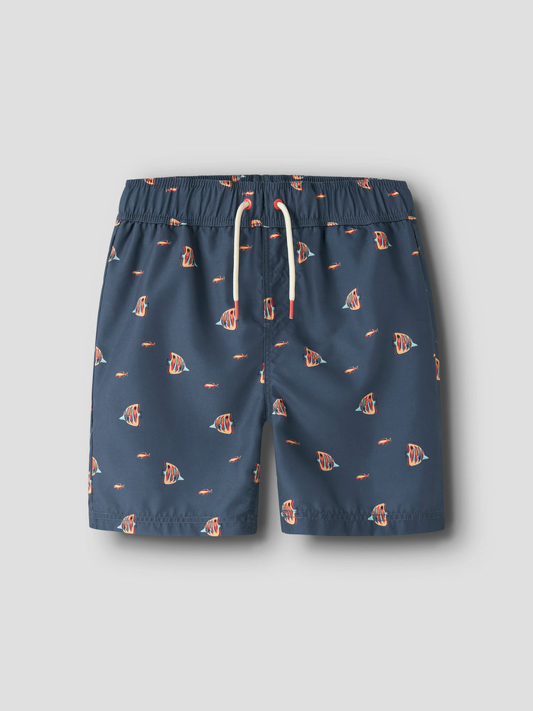 Εφηβικό μαγιό βερμούδα Vintage Indigo NKMZADDI SWIM SHORTS BOX 13213886 | 13213886