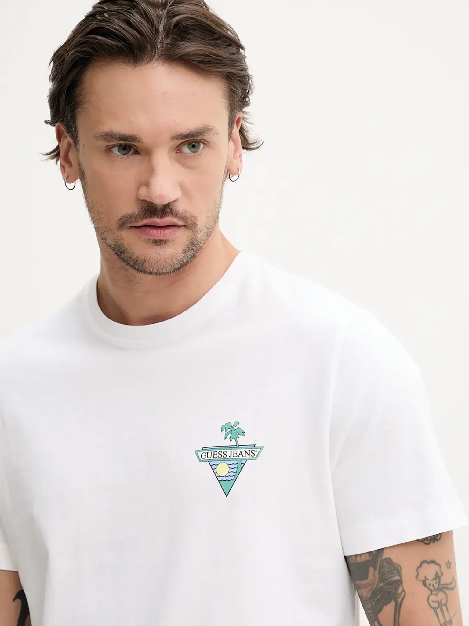 Ανδρικό t-shirt regular - mid organic heavy jersey M5GI55K8FQ4G011 | M5GI55K8FQ4G011