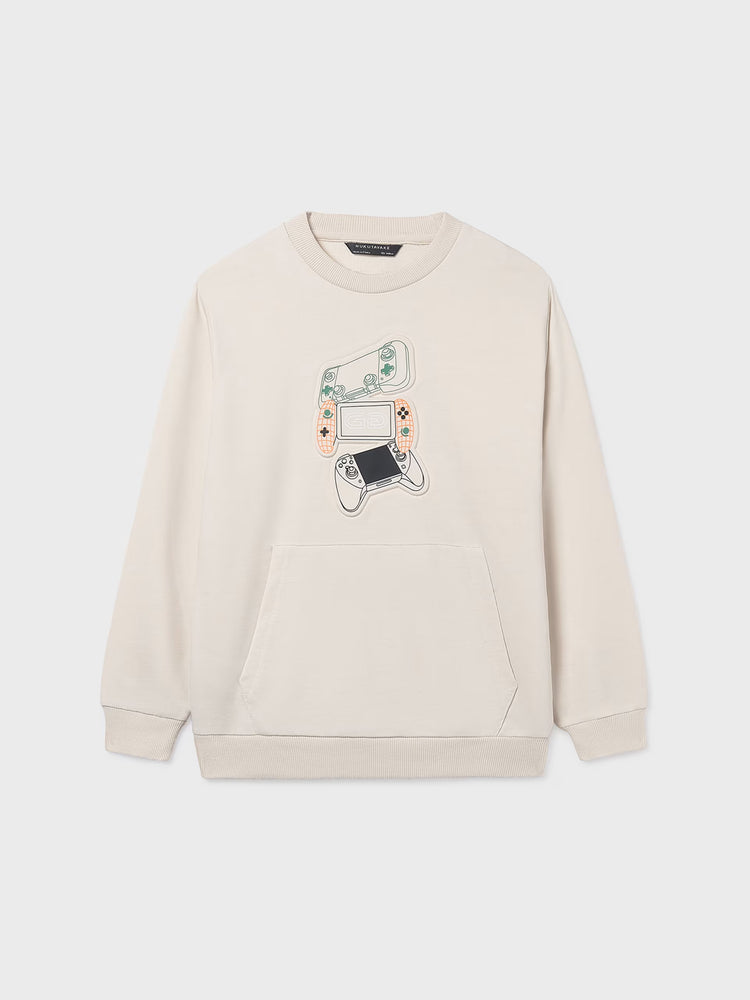 Εφηβική μπλούζα φούτερ | 26-06412-059