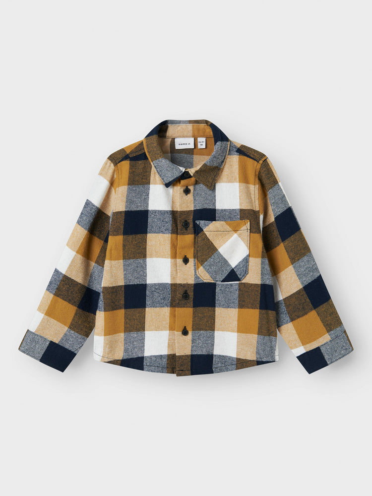 Παιδικό πουκάμισο καρό NMMKEVIN LS NREG SHIRT 13244617 | 13244617