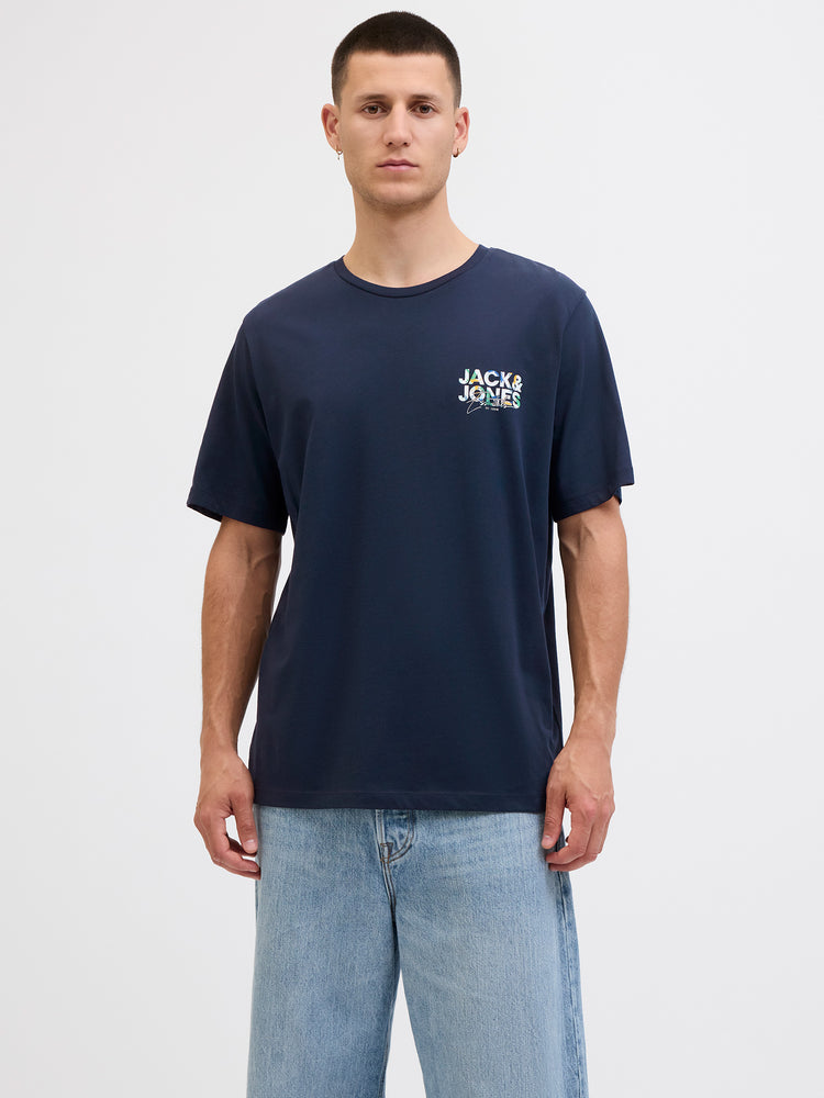 Ανδρικό t-shirt JJGEPLAS TEE SS CREW NECK LN 12278523 | 12278523