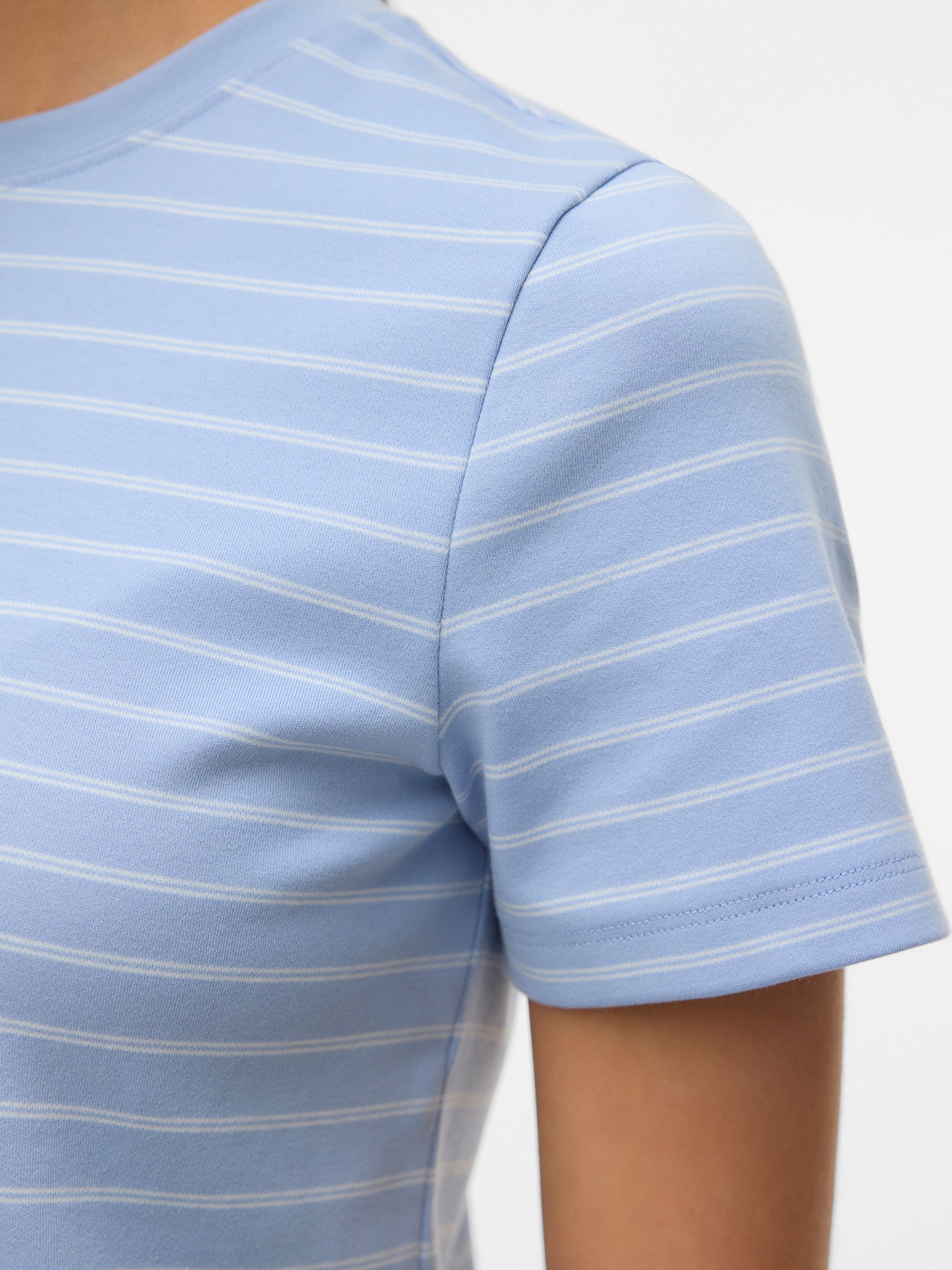 Γυναικείο t-shirt λευκή ρίγα | 10342731