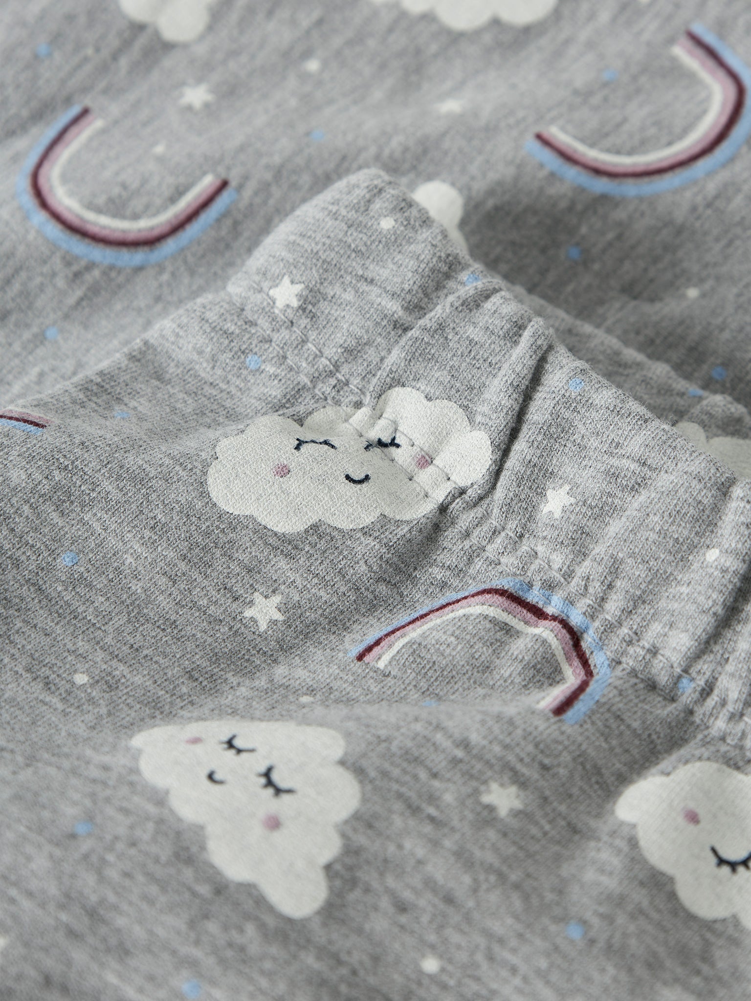 Παιδικό κολάν σταμπωτό Rainbow Clouds NMFDAVINA AOP SWE LEGGING 13234445 | 13234445