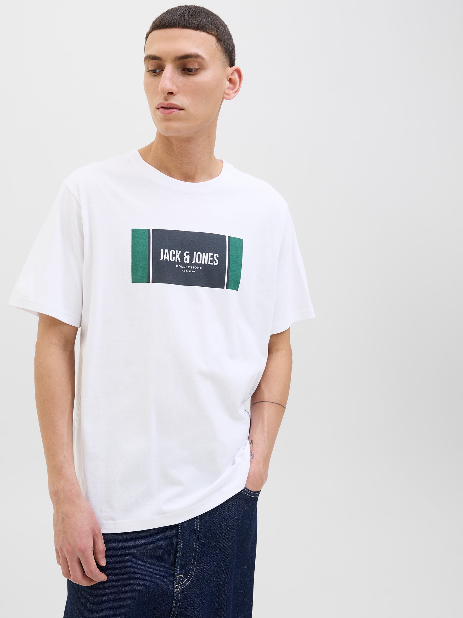 Ανδρικό t-shirt JJHAYATO TEE SS CREW NECK BTS 12278508 | 12278508