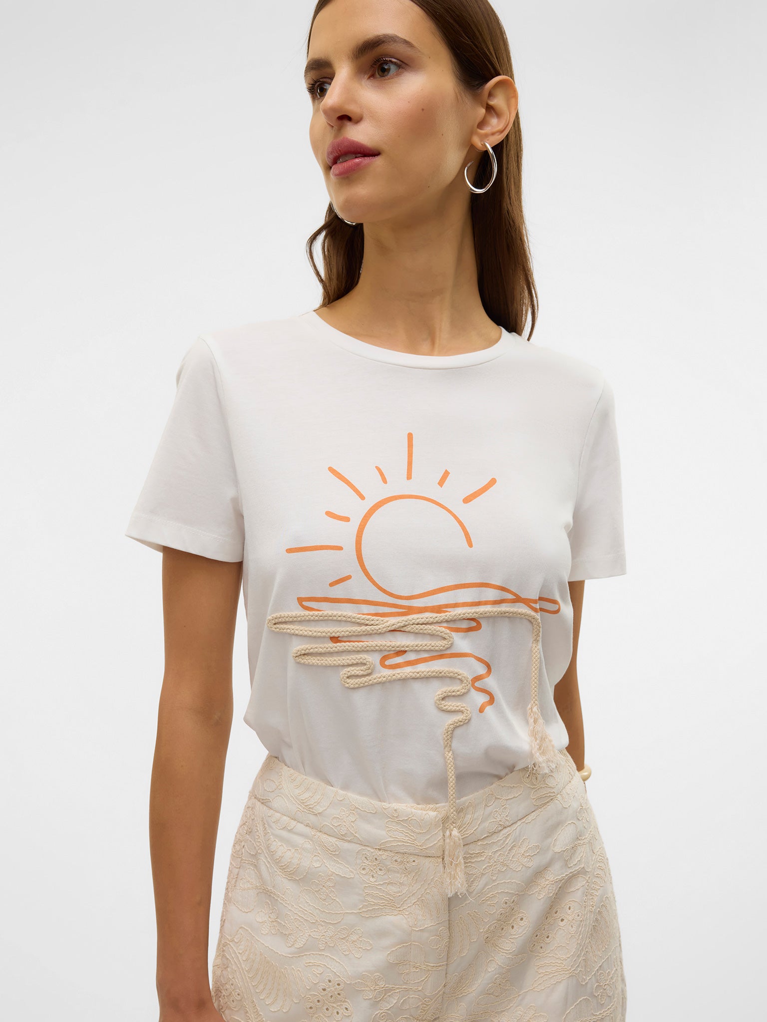 Γυναικείο t-shirt sun VMSINANE FRANCIS SS TOP BOX JRS 10327139 | 10327139