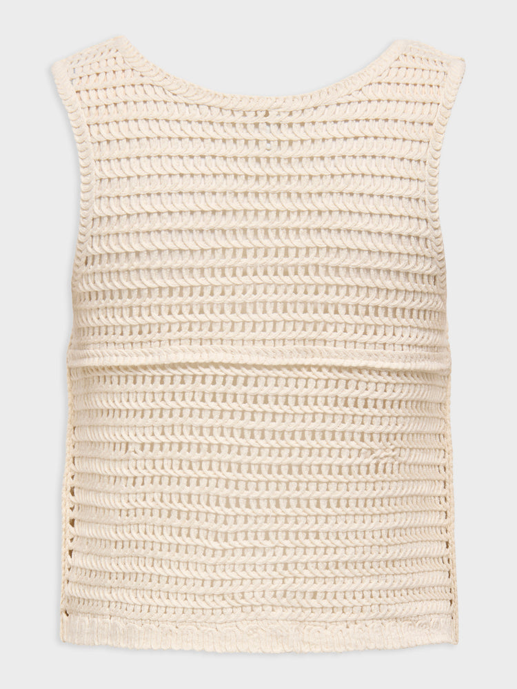 Γυναικείο γιλέκο πλεκτό ONLGINA SL U-NECK BUTTON VEST KNT 15373596 | 15373596
