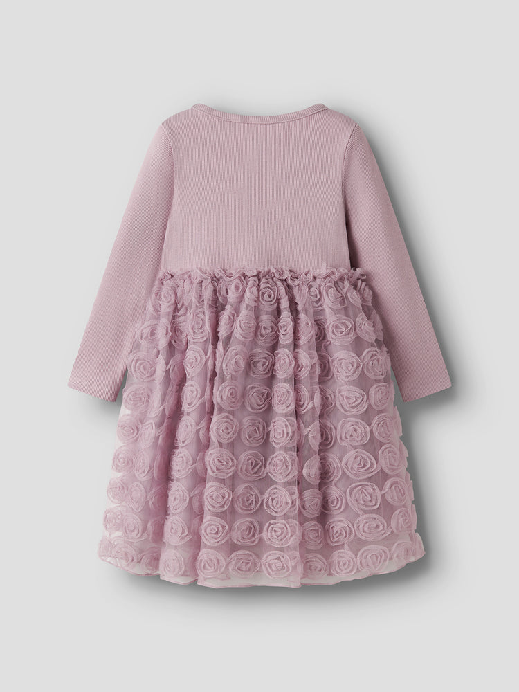 Παιδικό φόρεμα ριπ-τούλινο NMFSYKIA TULLE LS DRESS 13250478 | 13250478