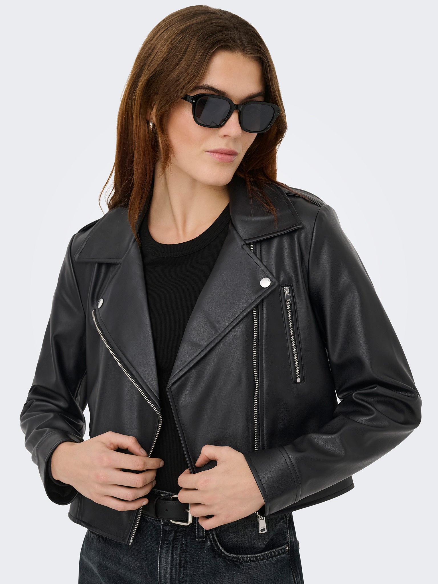 Γυναικείο τζάκετ biker ONLCARMEN FAUX LEATHER BIKER CC OTW 15361396 | 15361396