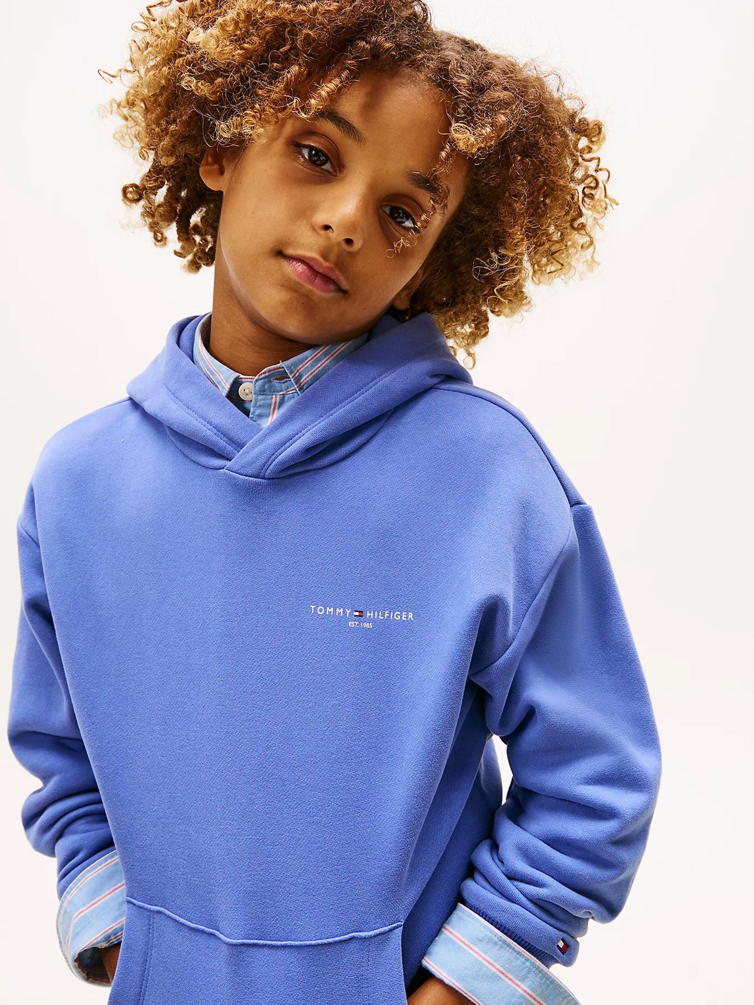 Παιδική μπλούζα φούτερ MINI CORP HOODIE KS0KS00660C6D | KS0KS00660C6D