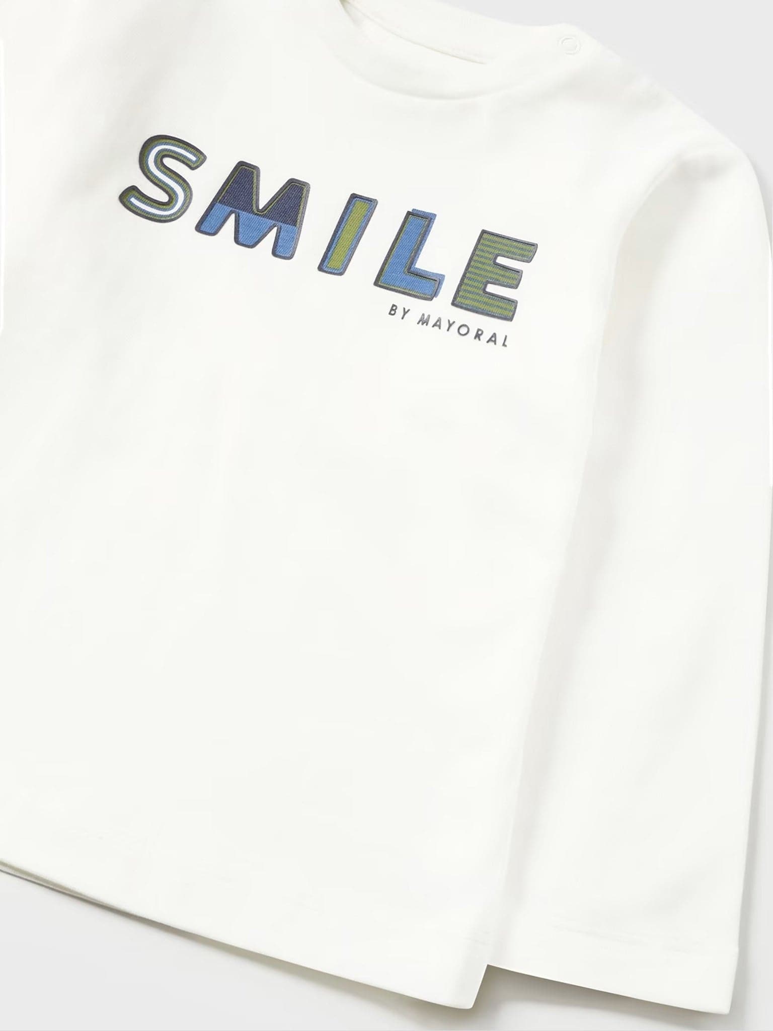 Βρεφική μπλούζα γράμματα Better Cotton | 13-00108-016