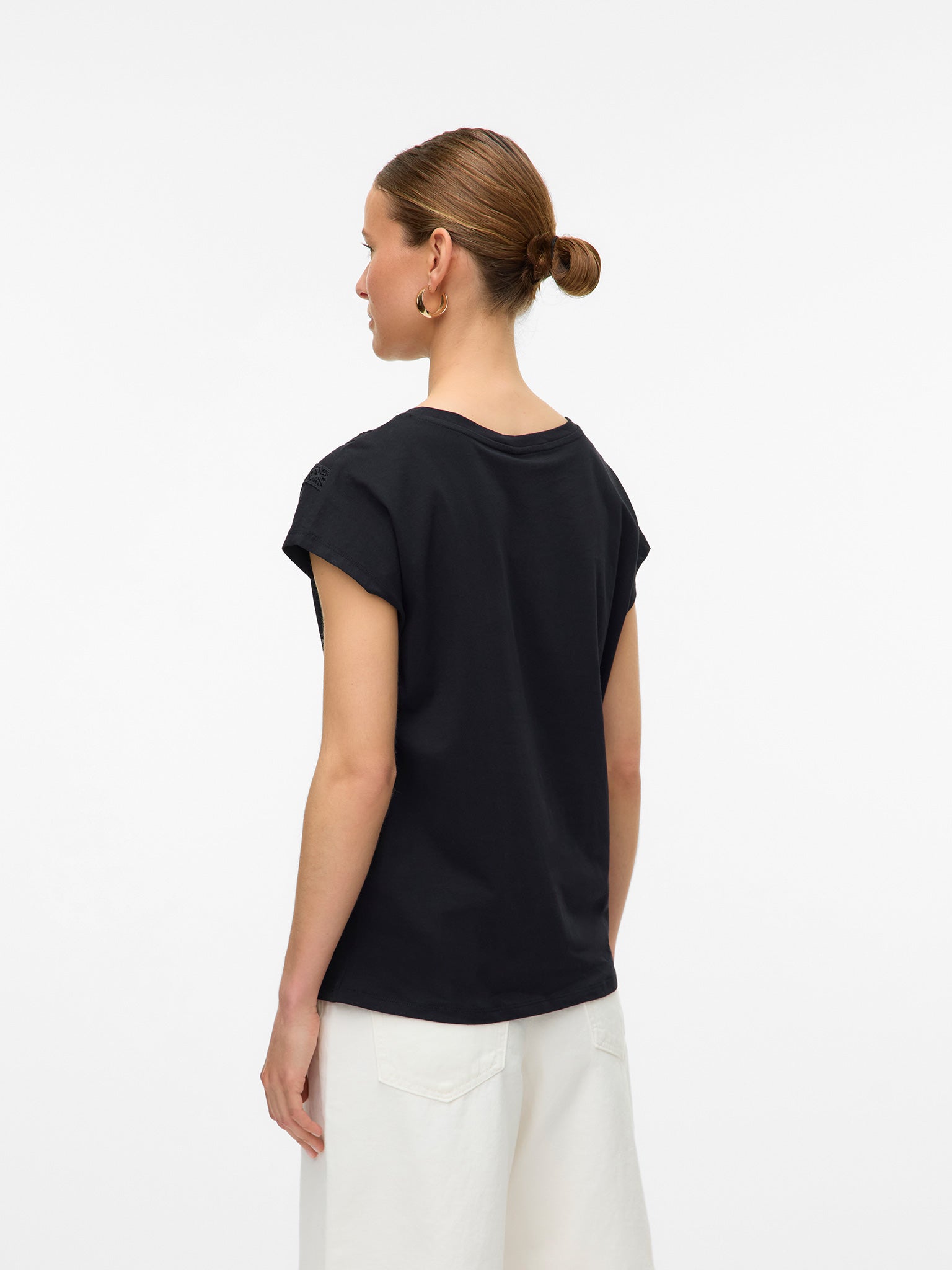 Γυναικεία μπλούζα κέντημα VMPANNA AVA SS TOP JRS 10329678 | 10329678