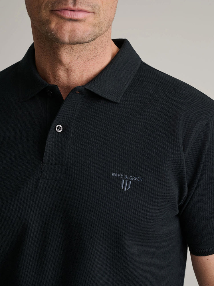 Ανδρικό polo black 24EY.007/PL/YL.2 | 24EY.007/PL/YL.2