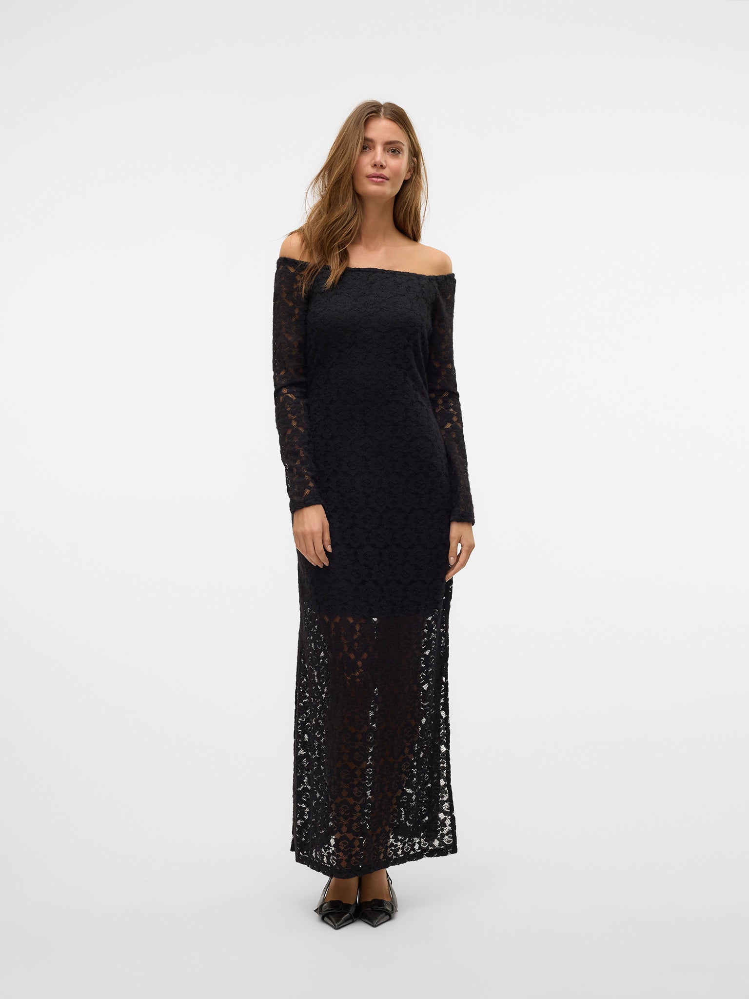 Γυναικείο φόρεμα VMRIRI OFF SHOULDER LONG DRESS FAW EXP 10330123 | 10330123