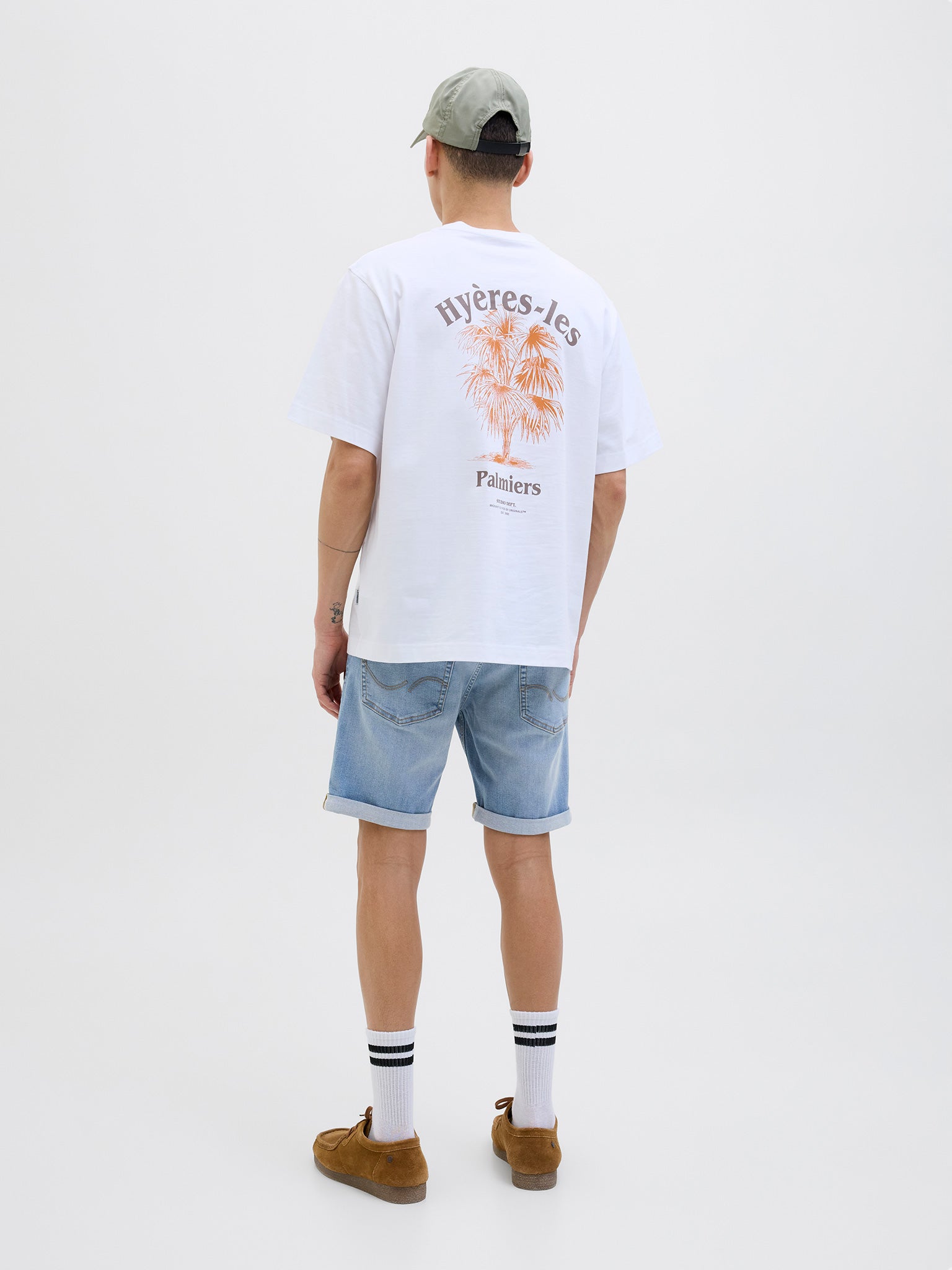 Ανδρική βερμούδα τζιν JJIRICK JJBASIC SHORTS AT 12269496 | 12269496