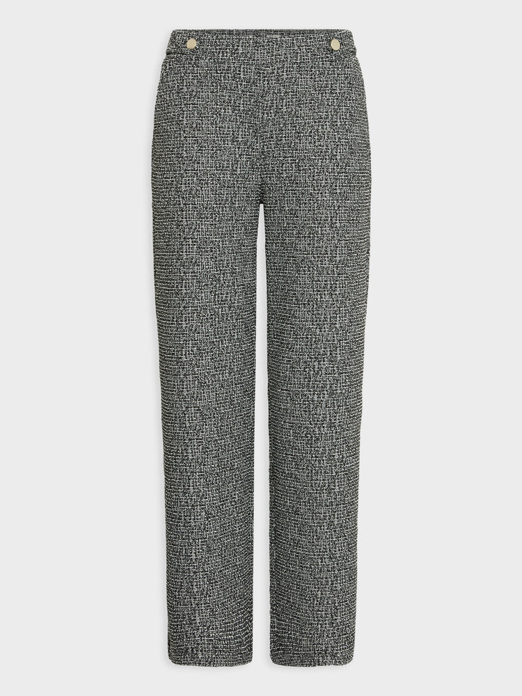 Γυναικεία παντελόνα τουΐντ  BYROWAN BUTTON PANTS 20818044 | 20818044