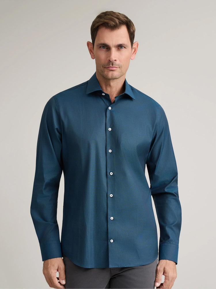 Ανδρικό πουκάμισο navy blue 24NG.EK049/NGM | 24NG.EK049/NGM