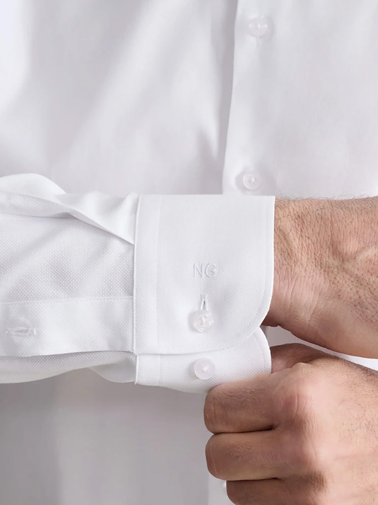 Ανδρικό πουκάμισο white 24NG.B370/7K | 24NG.B370/7K