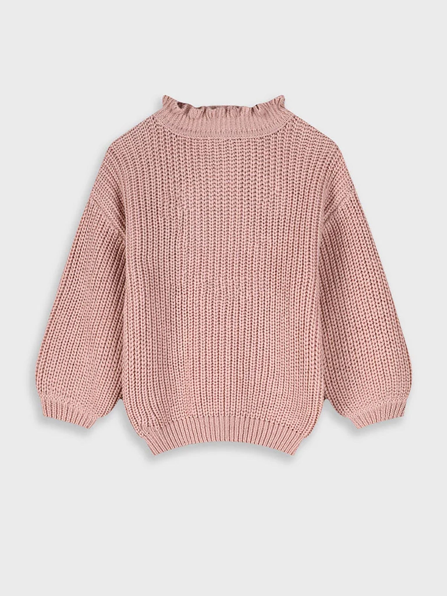 Παιδική μπλούζα πλεκτή Dusty pink 15-125307-6 | 15-125307-6