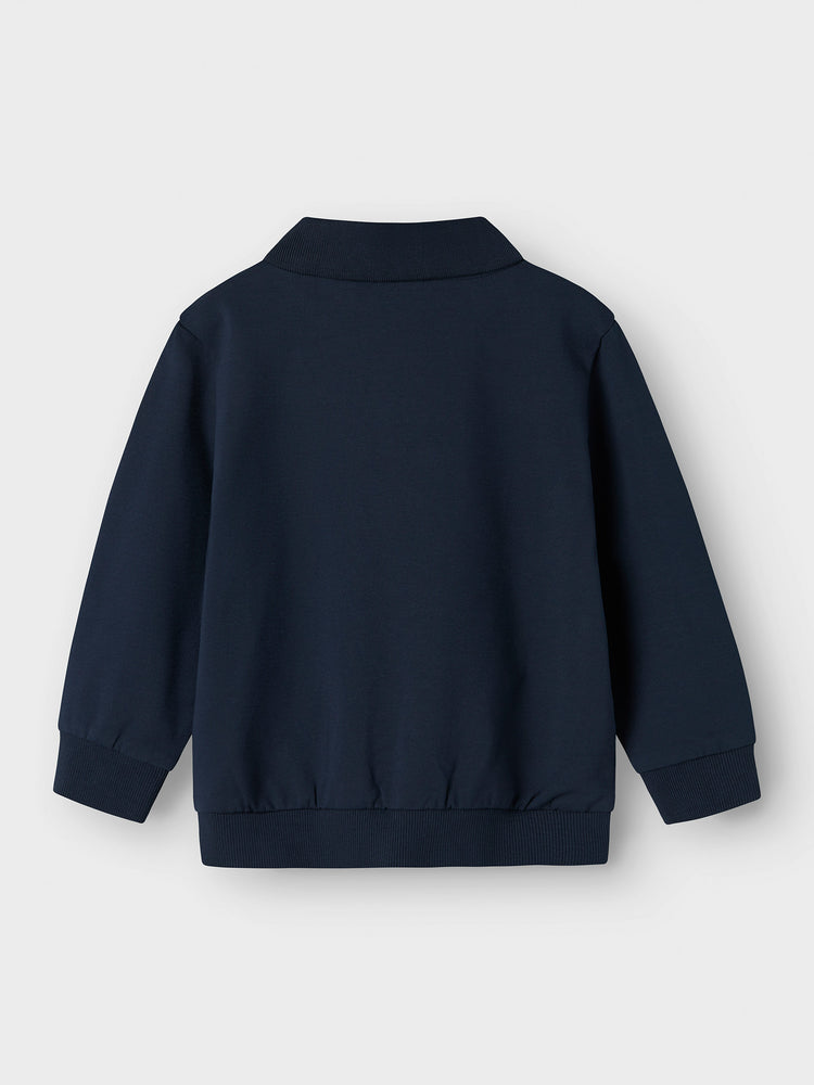 Παιδική μπλούζα polo NMMLEOPOLD LS NREG SWEAT UNB 13246305 | 13246305