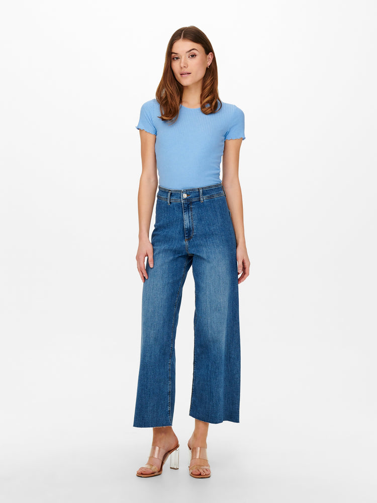 Γυναικεία μπλούζα crop ριπ ONLEMMA S/S SHORT TOP NOOS JRS 15201206 | 15201206