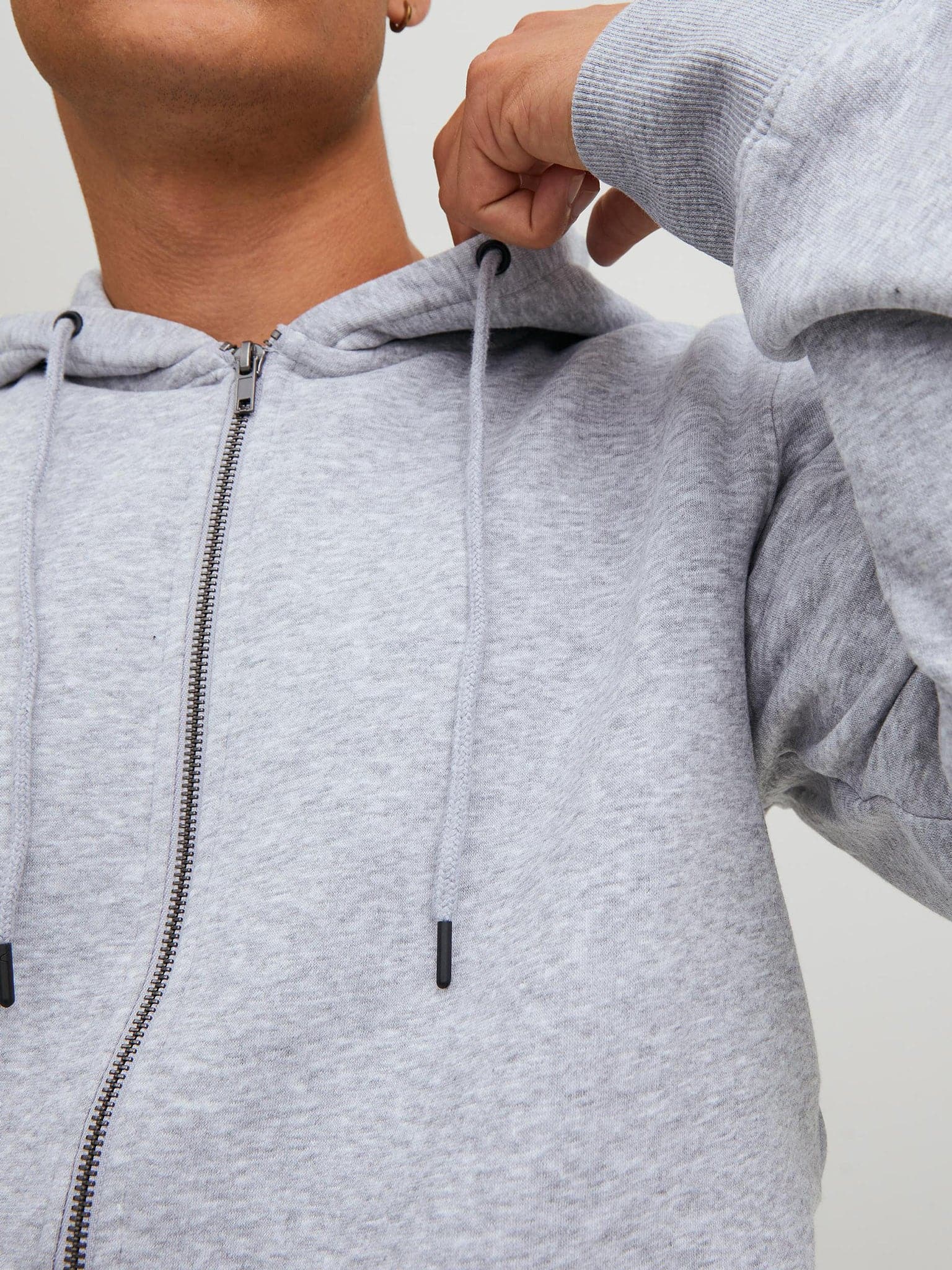 Ανδρική ζακέτα φούτερ JJEBRADLEY SWEAT ZIP HOOD NOOS 12249342 | 12249342