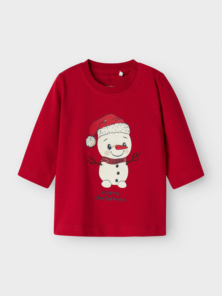 Βρεφική μπλούζα μακό christmas NBMFA LS TOP BOX 13248135 | 13248135