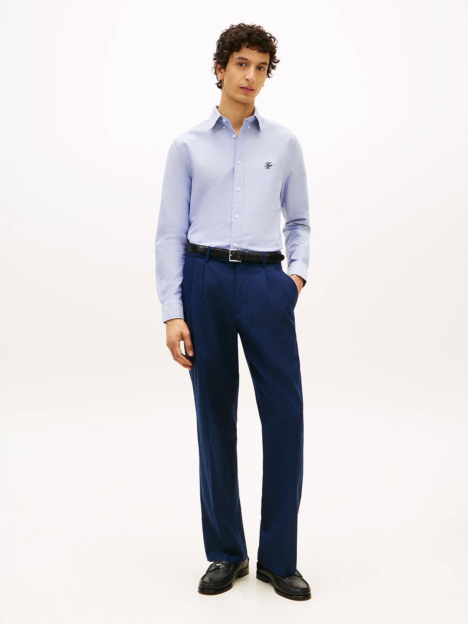 Ανδρικό πουκάμισο oxford HERITAGE OXFORD IMD RF SHIRT MW0MW42422C84 | MW0MW42422C84