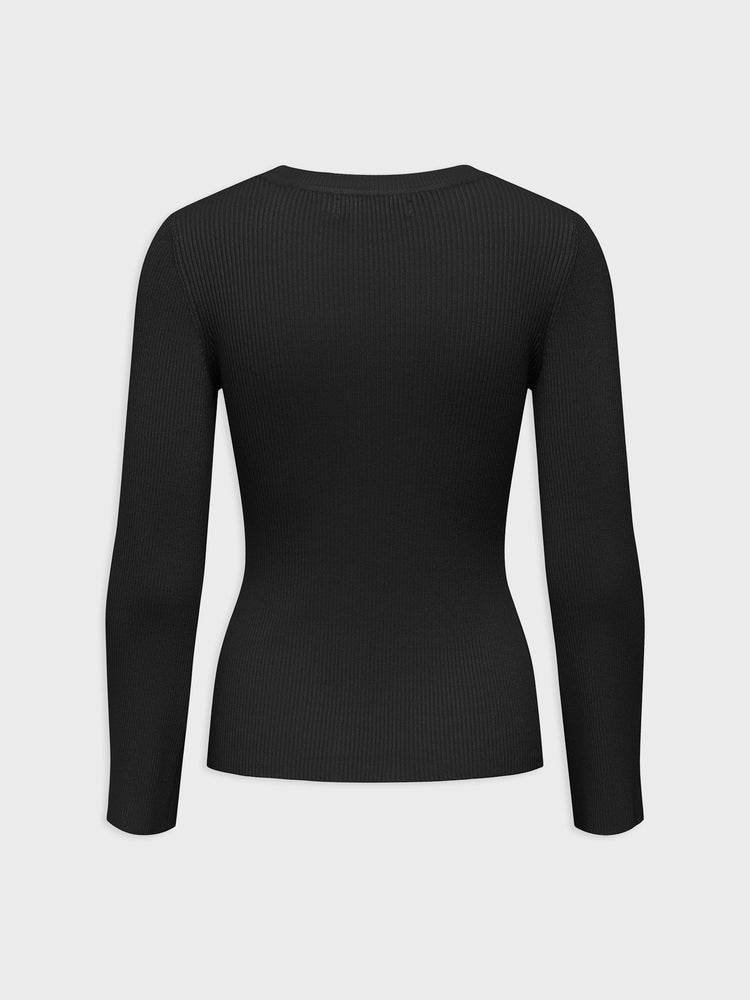 Γυναικεία μπλούζα ψιλή πλέξη ONLNATASCHA LS BLING O-NECK CC KNT 15350822 | 15350822