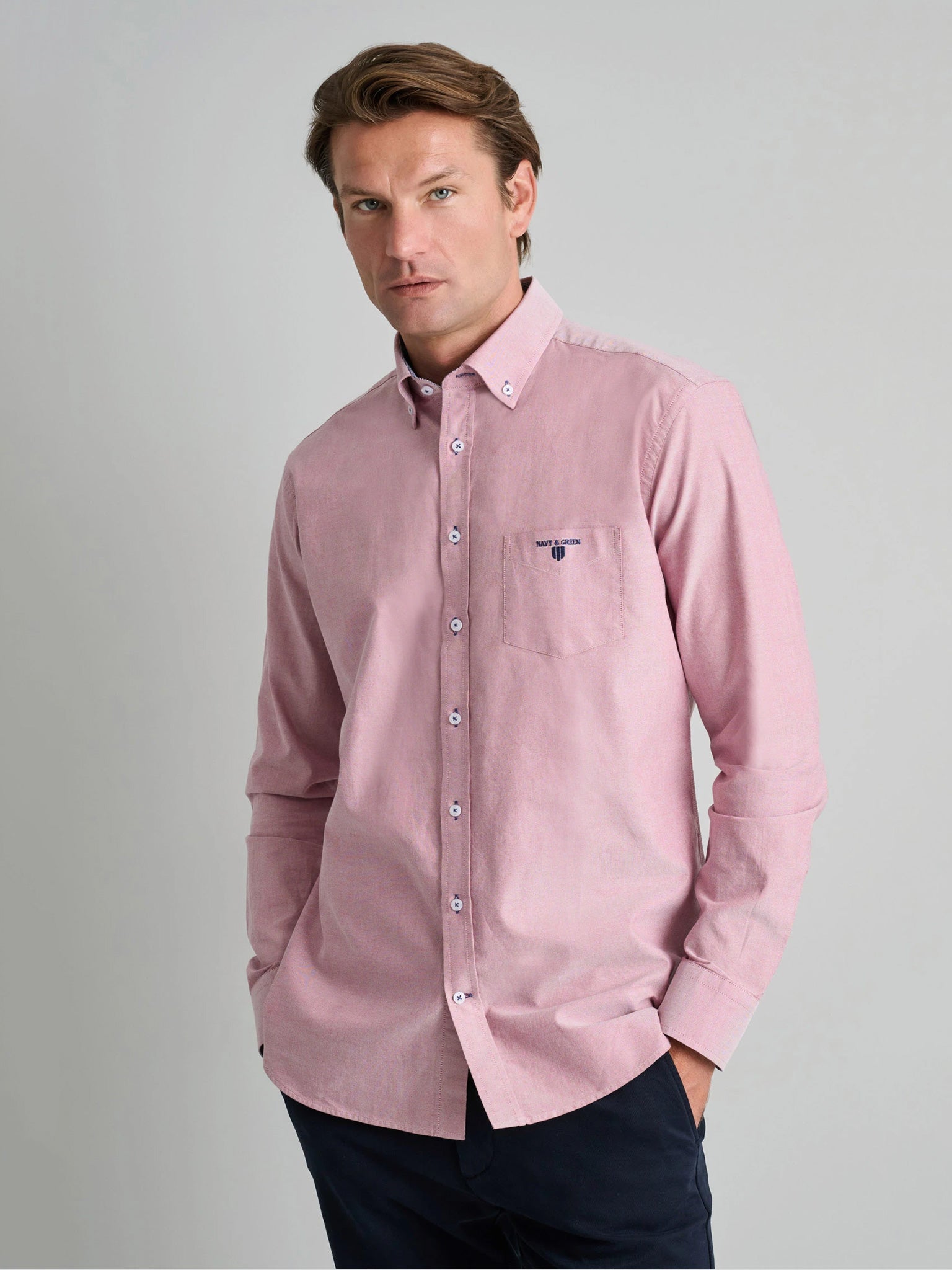 Ανδρικό πουκάμισο dysty rose 24NG.KR130/1B.1 | 24NG.KR130/1B.1