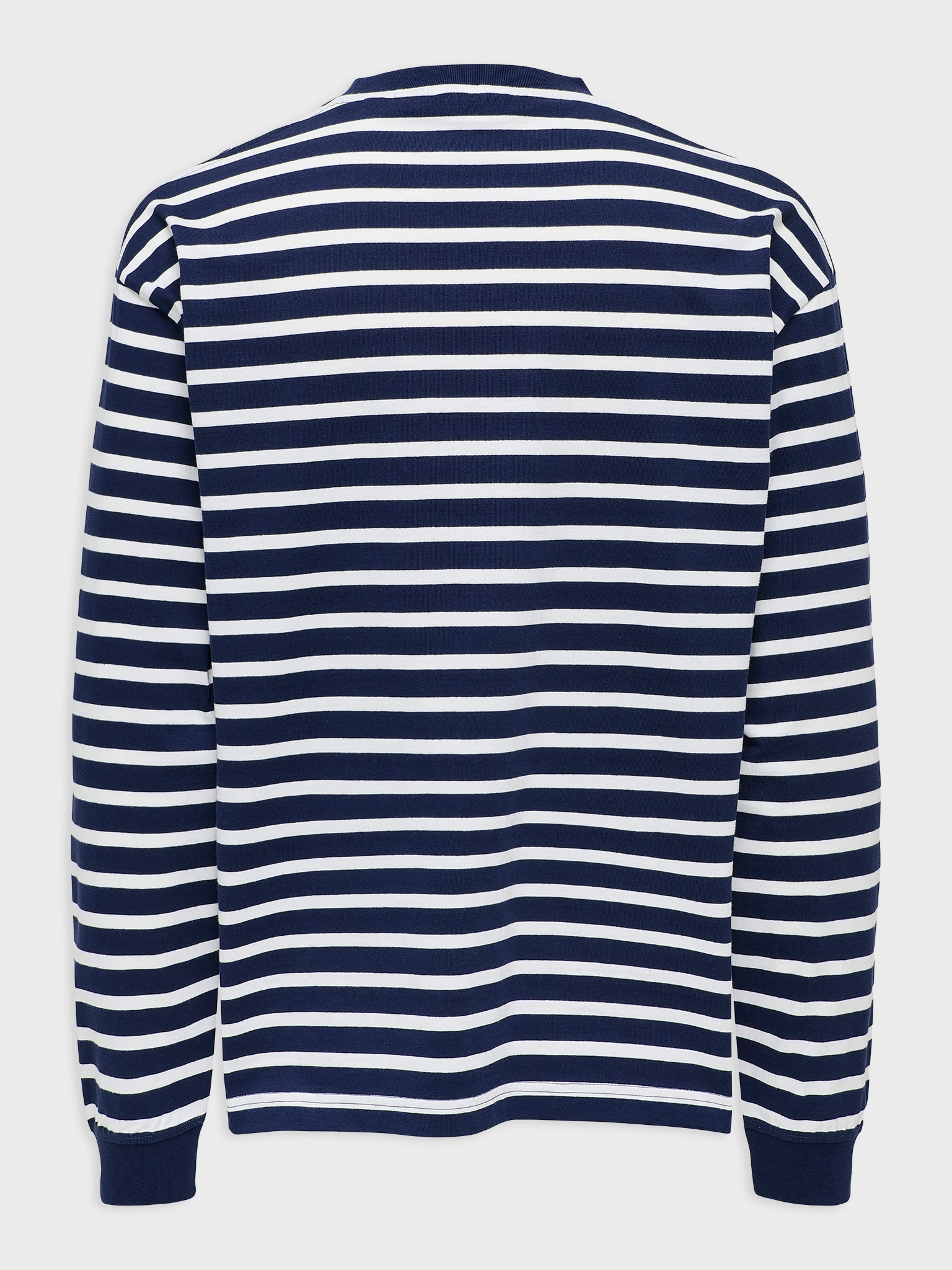 Ανδρική μπλούζα ριγέ ONSDONOVAN LOOSE LS TEE VD 22032272 | 22032272