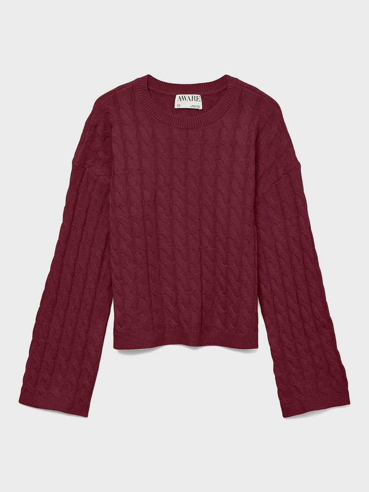 Γυναικεία μπλούζα πλεκτή AWLORELLA LS O-NECK KNIT NOOS 10319710 | 10319710