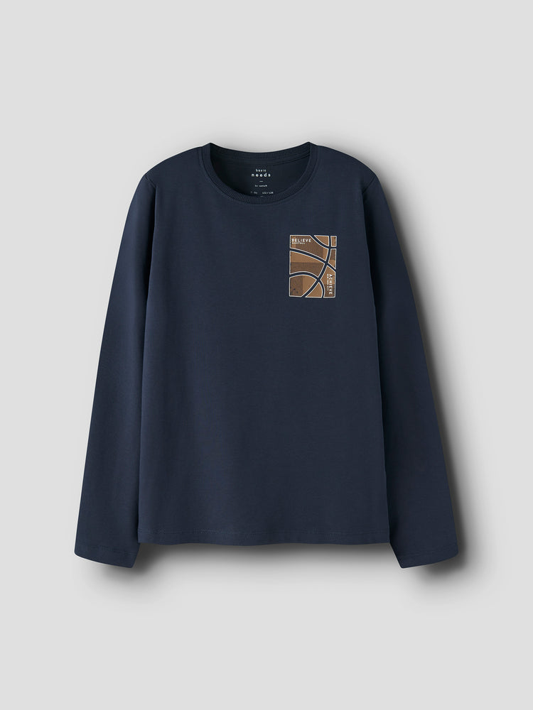 Εφηβική μπλούζα μακό basketball NKMVUX LS TOP 13224969 | 13224969