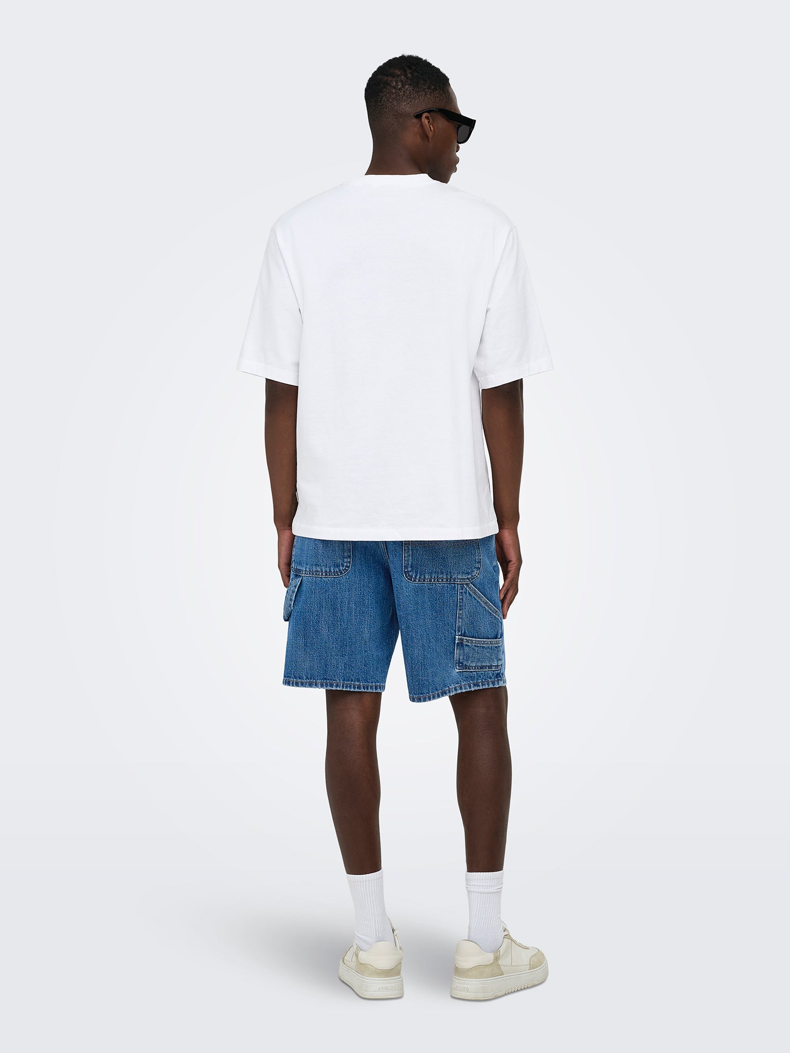 Ανδρική βερμούδα τζιν ONSFADE CARP. MB 8239 DOT DNM SHORTS 22038239 | 22038239