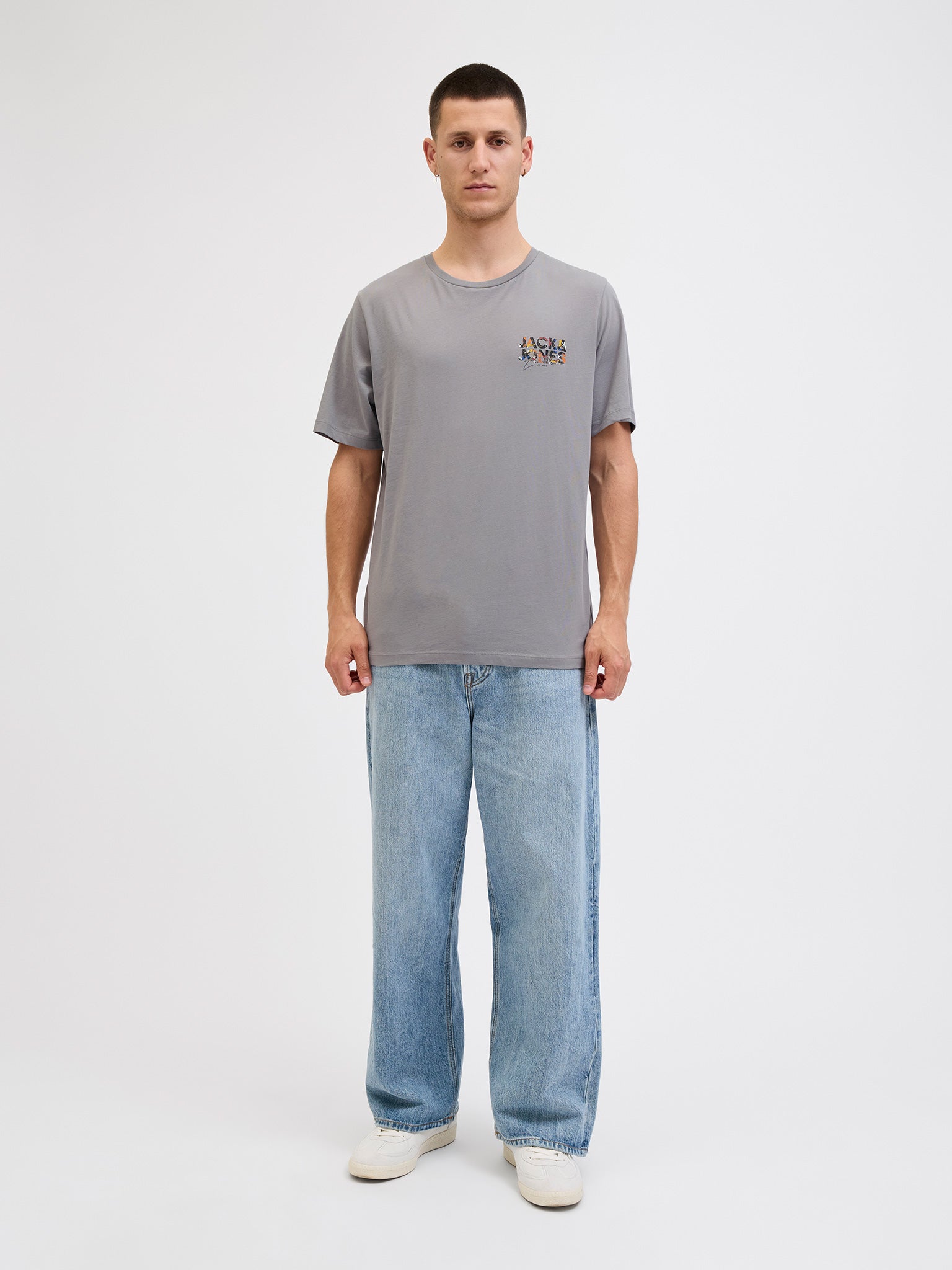 Ανδρικό t-shirt JJGEPLAS TEE SS CREW NECK LN 12278523 | 12278523