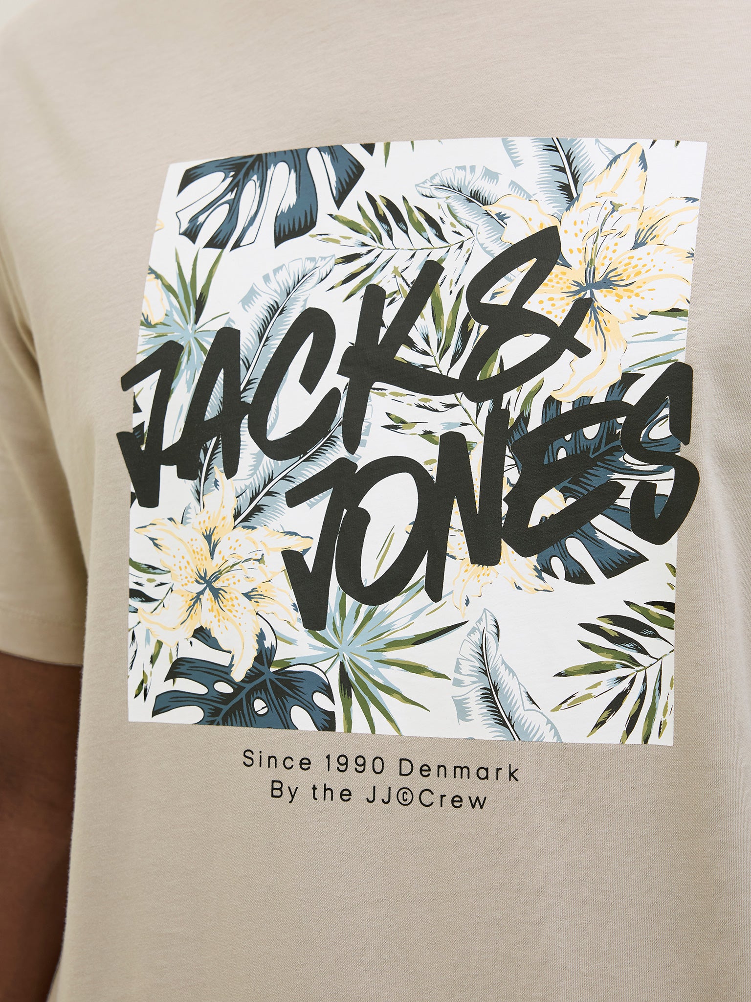 Ανδρικό t-shirt JJHAWAII SHAPE TEE SS CREW NECK 12269324 | 12269324