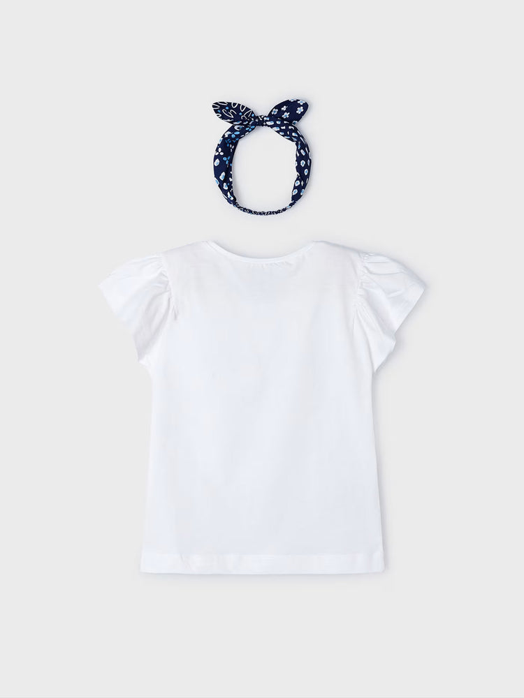Παιδική μπλούζα με κορδέλα Better Cotton 24-03089-041 | 24-03089-041