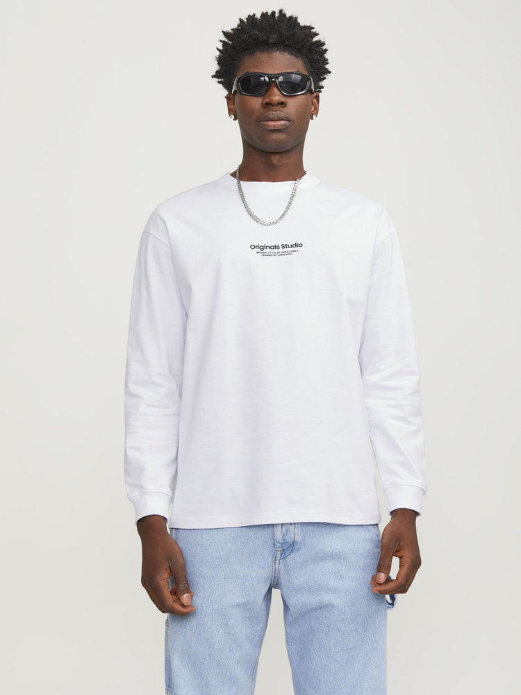 Ανδρική μπλούζα JORVESTERBRO TEE LS CREW NECK NOOS 12251775 | 12251775