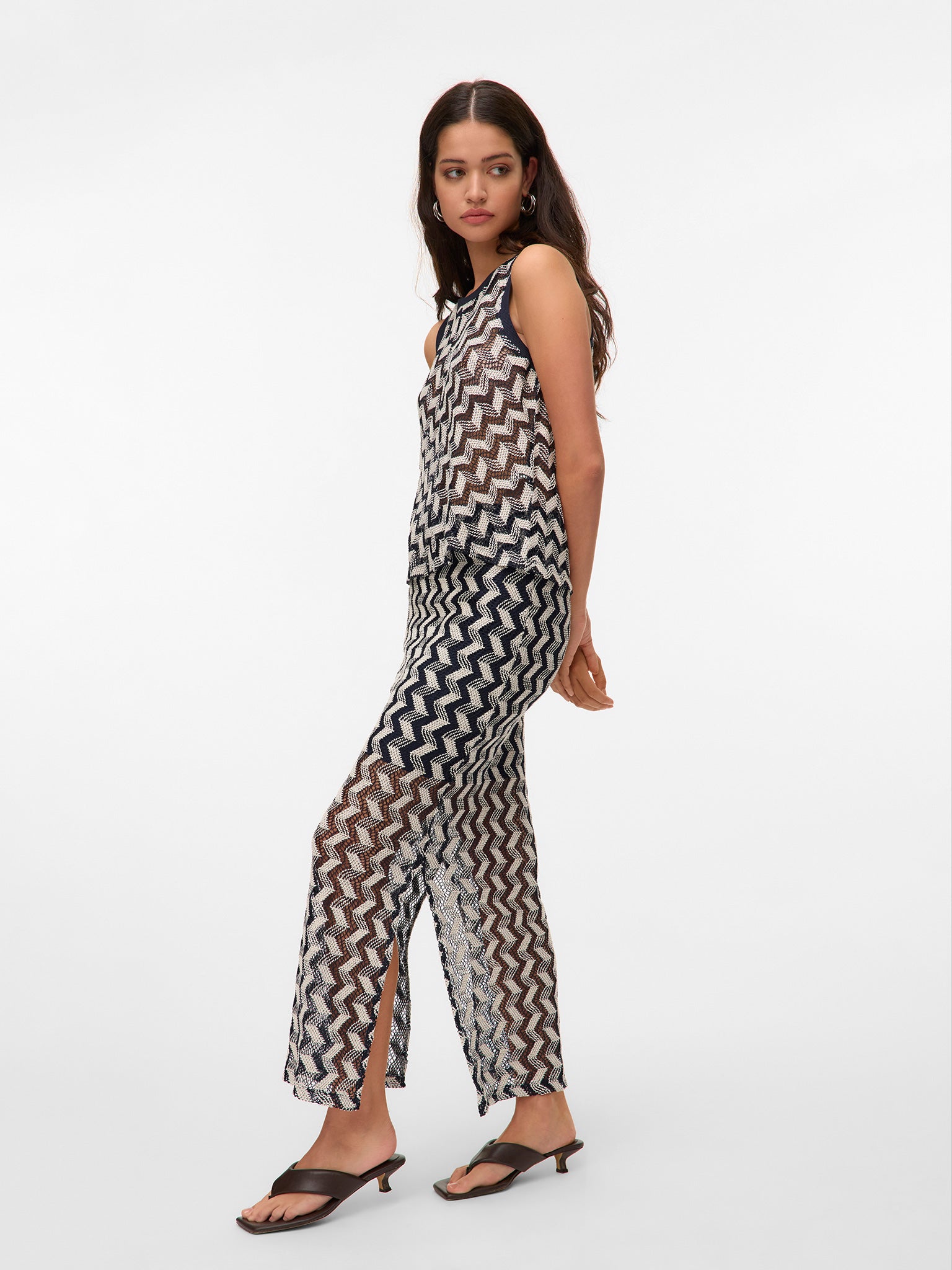 Γυναικεία φούστα πλεκτή VMTIKKA HW ANKLE SKIRT JRS 10327093 | 10327093