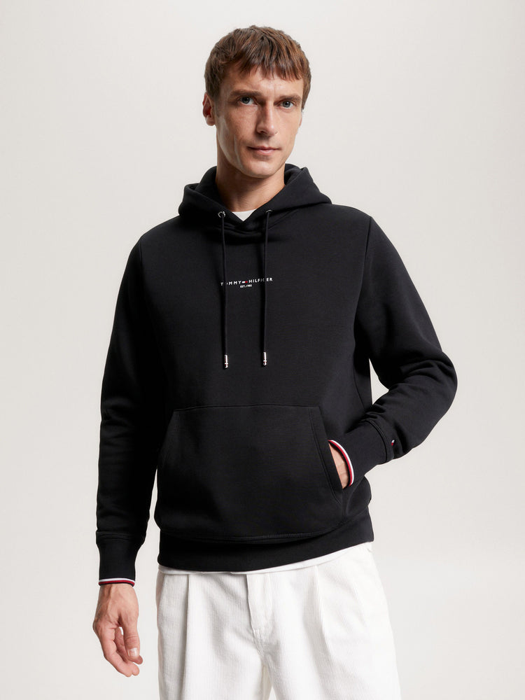 Ανδρική μπλούζα φούτερ TOMMY LOGO TIPPED HOODY MW0MW32673DW5 | MW0MW32673DW5